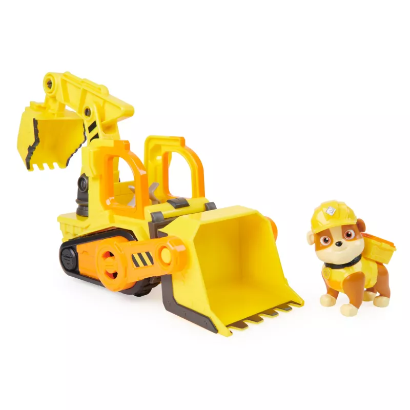 Bulldozer toy Spinmaster Rubble’s Bulldozer – plastikinė konstrukcija, nuo 3 metų, juoda/oranžinė/geltona
