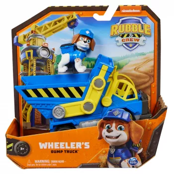 Rubble & Crew, Wheelerio savivartis žaislas su judamomis dalimis ir kolekcionuojama veiksmo figūrėle, vaikų žaislai nuo 3 metų