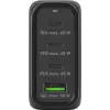 Goobay Charger 64819 AC greitas įkrovimas patalpoje juodas 3 USB Type-C