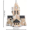 Statybiniai blokeliai Cobi Sainte-Mère-Église bažnyčia 2280 vnt. 10 metų