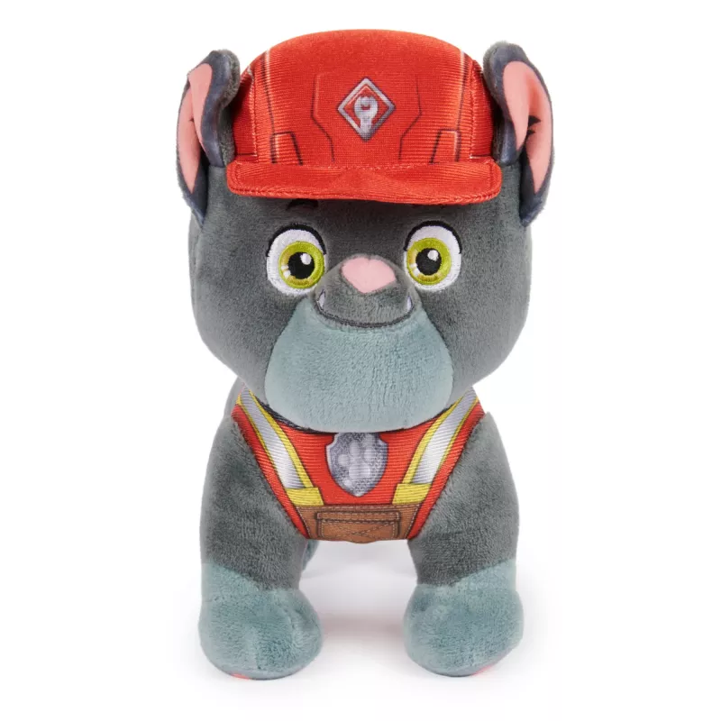 Rubble & Crew, aukščiausios kokybės pliušiniai žaislai, 7 colių Charger pliušinis žaislas su statybininko uniforma, vaikiški žaislai berniukams ir mergaitėms nuo 3 metų