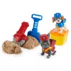 „Rubble & Crew“ veiksmo figūrėlės „Charger“ ir „Wheeler“ su kinetiniu „Build-It“ smėliu ir 2 statybos įrankiais, „PAW Patrol“ vaikiški žaislai berniukams ir mergaitėms nuo 3 metų