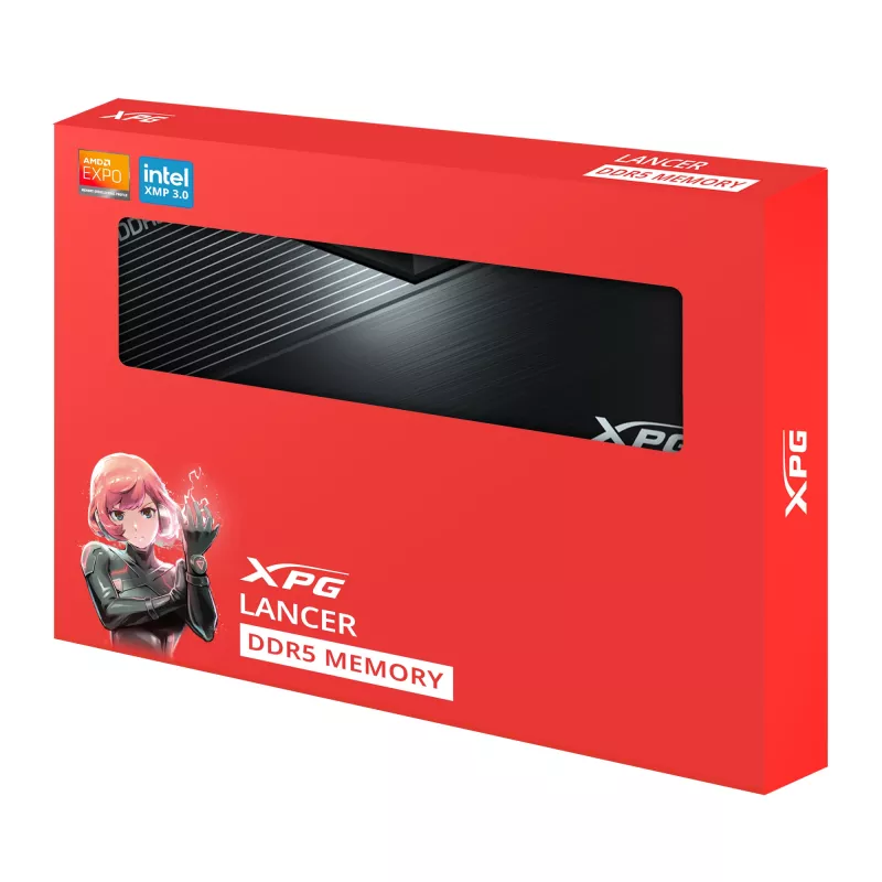 XPG LANCER BLADE atminties modulis 32 GB 2 x 16 GB DDR5 288 kontaktų DIMM ECC
