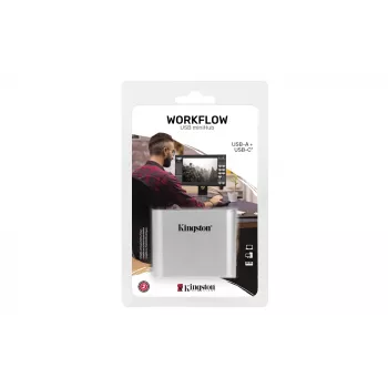 Kingston Technology USB 3.2 Gen 1 Workflow 5G USB-A ir USB-C miniHub