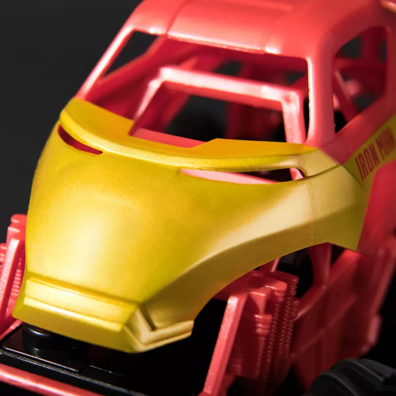 Monster Jam, Marvel Iron Man RC monstrų sunkvežimis, mastelis 1:24, vaikiški žaislai berniukams ir mergaitėms nuo 3 metų