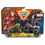 Monster Jam, Marvel oficialus Iron Man Vs. War Machine metaliniai monstrų sunkvežimiai, 1:64 mastelio, vaikiški žaislai berniukams ir mergaitėms nuo 3 metų