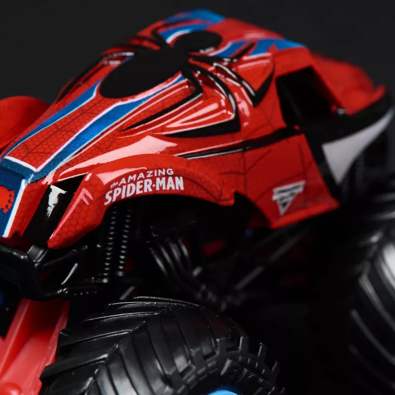 Monster Jam, Marvel oficialus Iron Man Vs. War Machine metaliniai monstrų sunkvežimiai, 1:64 mastelio, vaikiški žaislai berniukams ir mergaitėms nuo 3 metų