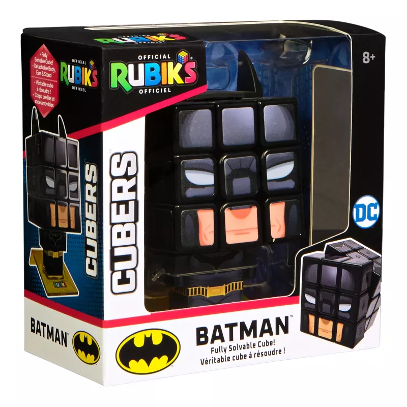3x3 Rubik's kubo dėlionė spinmaster — Betmeno dizainas