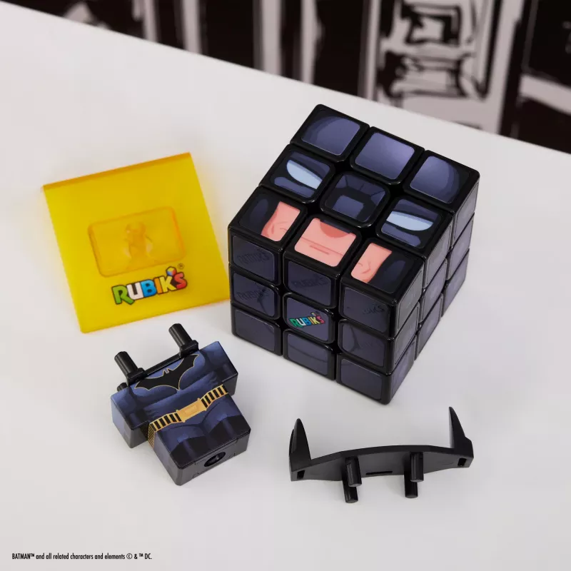 3x3 Rubik's kubo dėlionė spinmaster — Betmeno dizainas