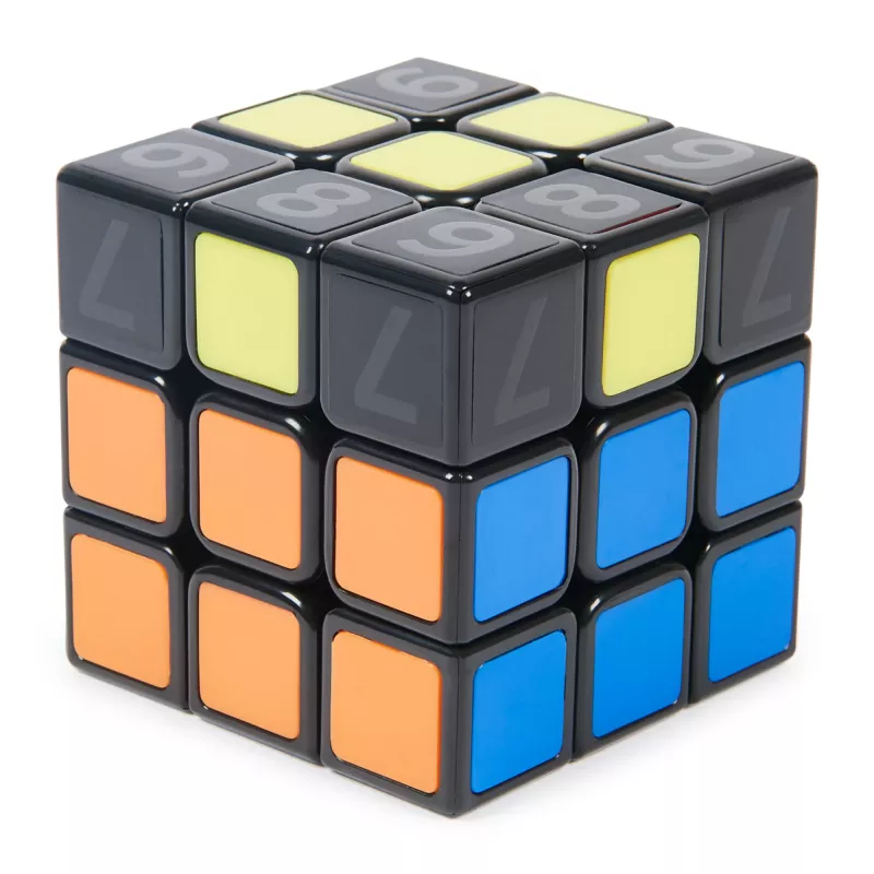 Rubik’s Coach Cube, Išmokite išspręsti 3x3 kubą su lipdukais, vadovu ir vaizdo įrašais | Streso malšinimo fidget žaislas | Suaugusiųjų fidget kubas | Nuo 8 metų