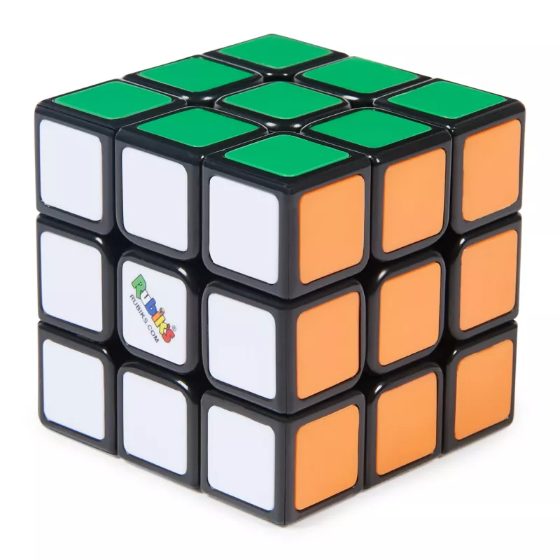 Rubik’s Coach Cube, Išmokite išspręsti 3x3 kubą su lipdukais, vadovu ir vaizdo įrašais | Streso malšinimo fidget žaislas | Suaugusiųjų fidget kubas | Nuo 8 metų