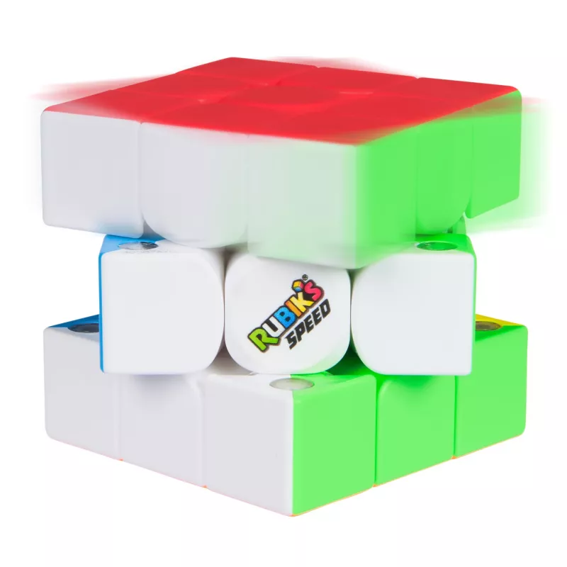 Rubik’s Cube, 3x3 magnetinis greičio kubas ypač greitam sprendimui, problemų sprendimo iššūkių ir smegenų mankštos fidget žaislas suaugusiems ir vaikams nuo 8 metų