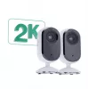 Arlo Essential 2K vidaus apsaugos kamera, 2 vnt. rinkinys, belaidė, vidaus