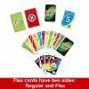 Kortų žaidimas MATTEL Games UNO Flex — numerių metimo kortų žaidimas, amžius 7+