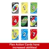 Kortų žaidimas MATTEL Games UNO Flex — numerių metimo kortų žaidimas, amžius 7+