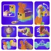 Statybinis rinkinys MEGA BLOKS Move 'n Groove Caterpillar, MATTEL — 30 vienetų, plastikas, įvairiaspalvis, amžius 1+
