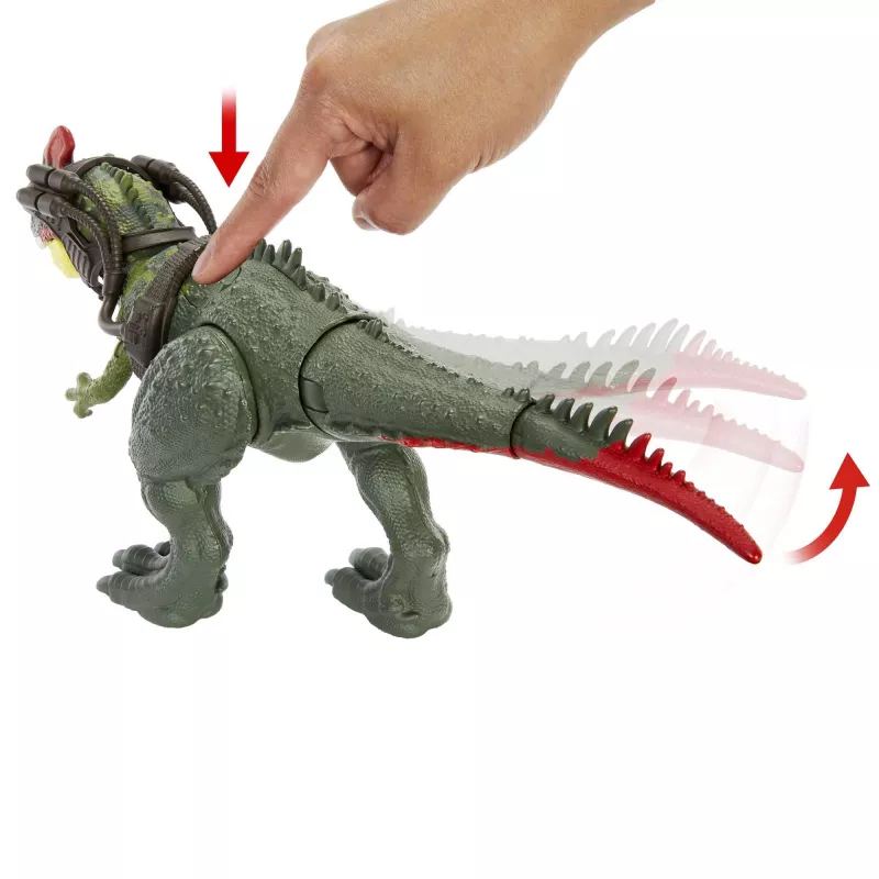 Jurassic World GIGANTIC TRACKERS Sinotyrannus žalias raudonas plastikinis 4+