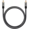 Skaitmeninis optinis garso kabelis WENTRONIC Goobay 65305 TOSLINK į TOSLINK 2 m, varis, auksuoti kontaktai, juoda/sidabrinė