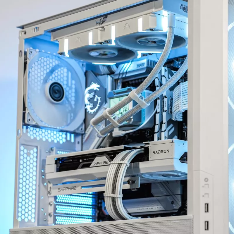 VALKYRIE Syn 240 ARGB White universalus skysčio aušintuvas