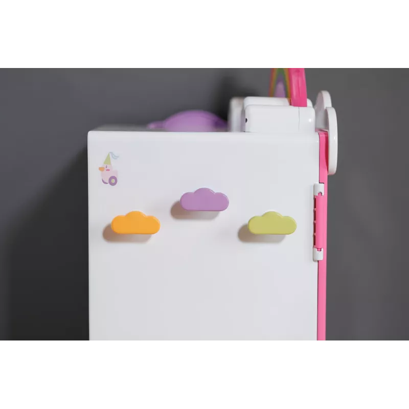 Lėlių spinta zapf creation BABY born Rainbow Wardrobe — lėlėms, šviesos efektai, reikia 3×AAA baterijų, rekomenduojamas amžius 3+