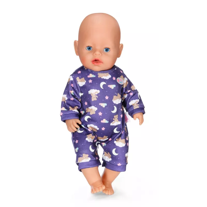 BABY born Teddy's Romper šviečiantis tamsoje, lėlės kombinezonas, 1 m.