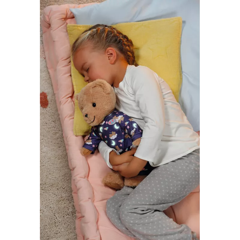 BABY born Teddy's Romper šviečiantis tamsoje, lėlės kombinezonas, 1 m.