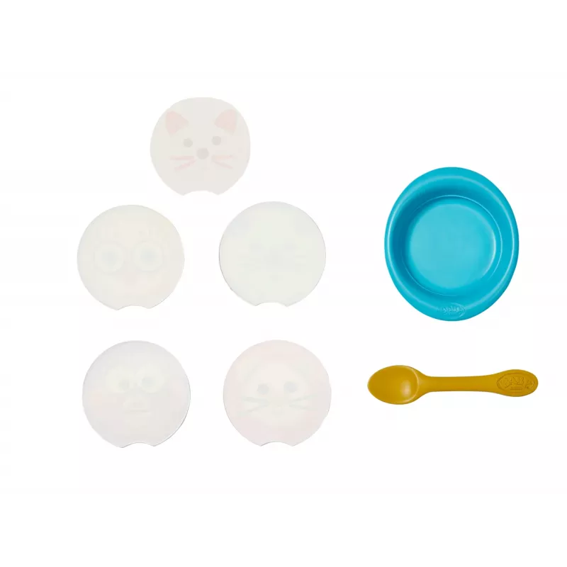 Lėlės maitinimo rinkinys BABY born Feeding Set nuo 3 metų — aksesuarai apsimetinėjant maitinti
