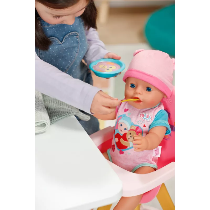 Lėlės maitinimo rinkinys BABY born Feeding Set nuo 3 metų — aksesuarai apsimetinėjant maitinti