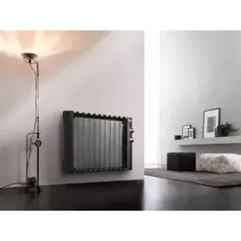 Radiatorinis patalpos šildytuvas De’Longhi HMP 1000, žėručio elementas, 1000 W, juodas, ant grindų, patalpoms iki 60 m³