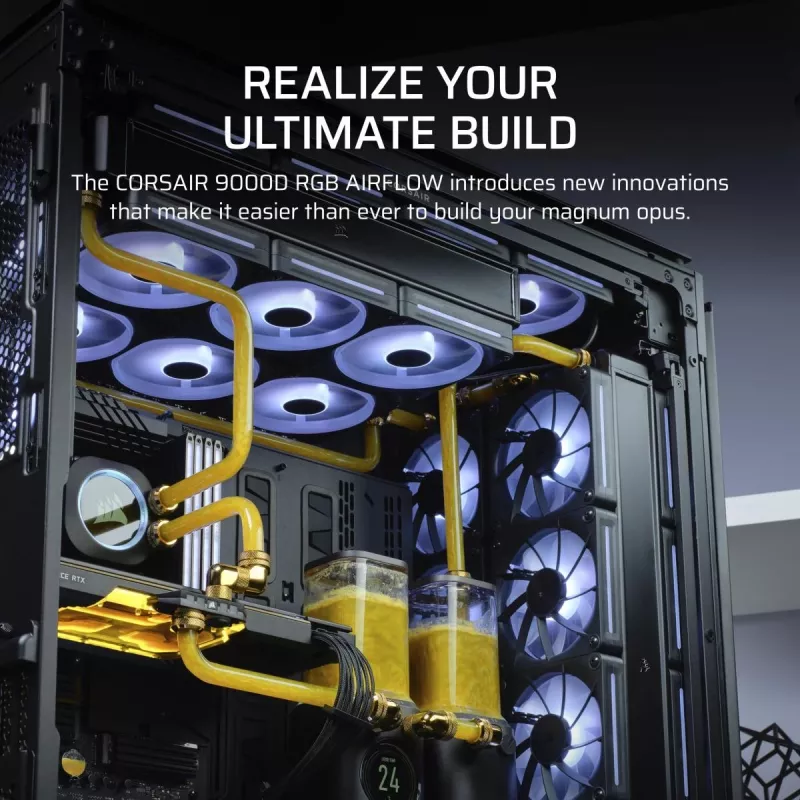 CORSAIR PC korpusas - 9000D RGB Airflow Super Full-Tower