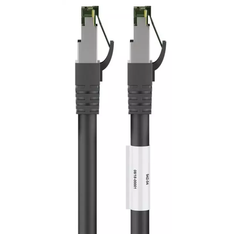 Tinklo kabelis Wentronic 66719 Cat8.1 S/FTP 0,25 m juodas