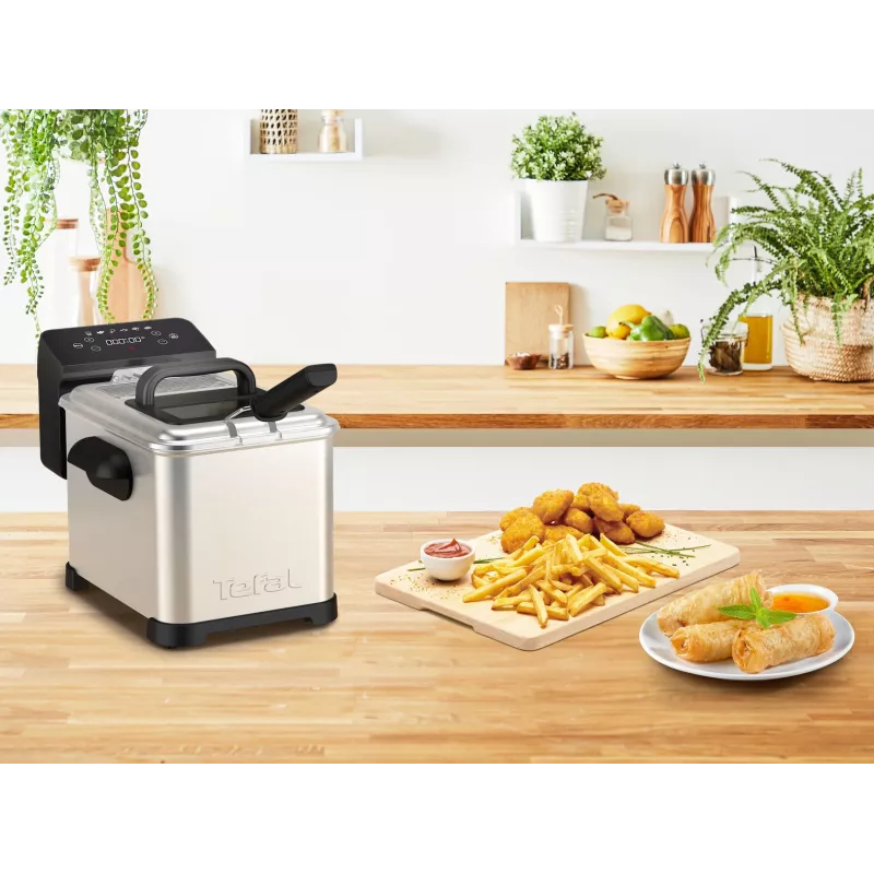 Tefal Family Pro FR507D vienvietė 4 L atskirai stovinti 2400 W gruzdintuvė Nerūdijantis plienas