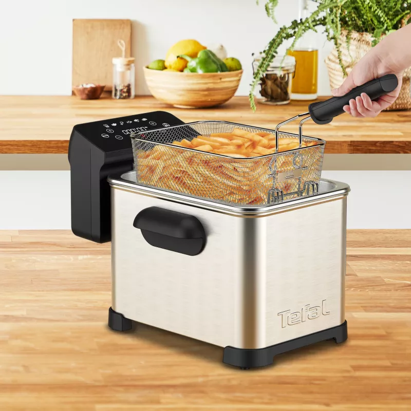 Tefal Family Pro FR507D vienvietė 4 L atskirai stovinti 2400 W gruzdintuvė Nerūdijantis plienas