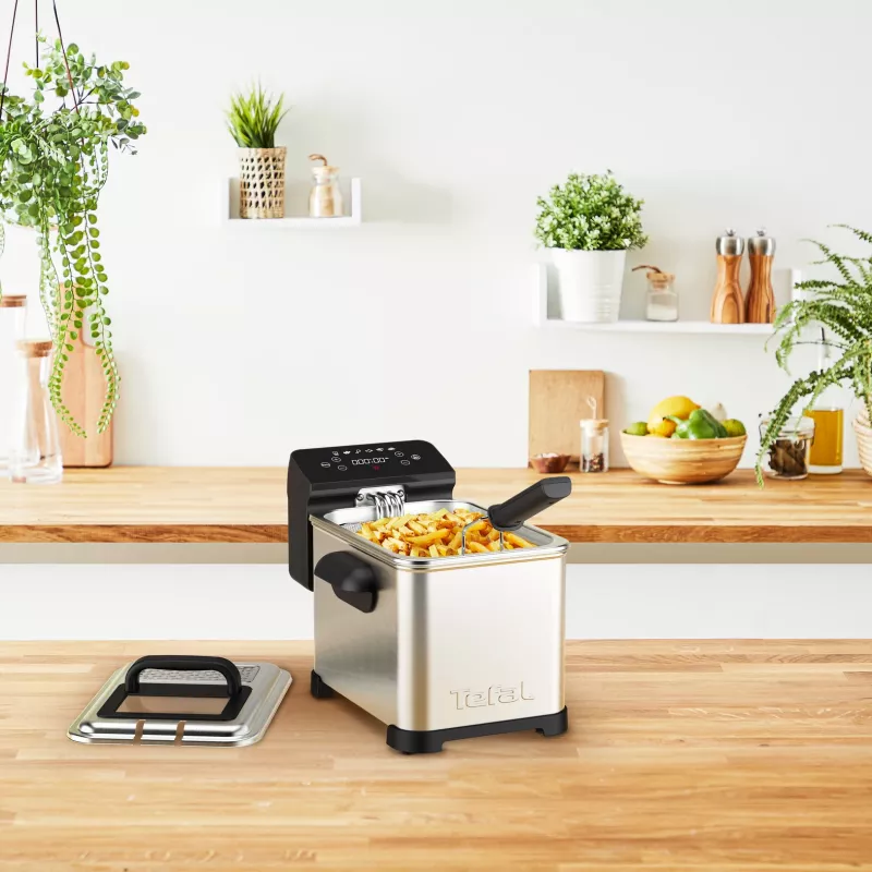 Tefal Family Pro FR507D vienvietė 4 L atskirai stovinti 2400 W gruzdintuvė Nerūdijantis plienas
