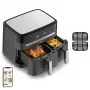 Tefal Dual Easy Fry & Grill EY905B Double 8,3 L atskirai stovintis 2700 W karšto oro gruzdintuvė pilka