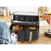 Tefal Dual Easy Fry & Grill EY905B Double 8,3 L atskirai stovintis 2700 W karšto oro gruzdintuvė pilka