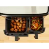 Tefal Dual Easy Fry & Grill EY905B Double 8,3 L atskirai stovintis 2700 W karšto oro gruzdintuvė pilka