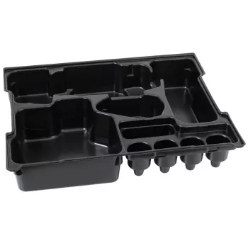 Sandėliavimo dėžės daliklių rinkinys Bosch 1 600 A00 2UJ, polistirenas, juodas, 406×331×77 mm