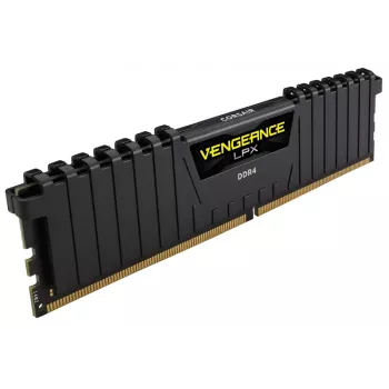 CORSAIR atmintinė 16 GB DDR4 2400 MHz bebuferinė 16-16-16-39 Vengeance Low Profile juoda šilumos sklaidytuvė