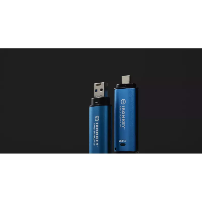 Kingston Technology IronKey 256 GB USB-C Vault Privacy 50C AES-256 šifruotas, FIPS 197