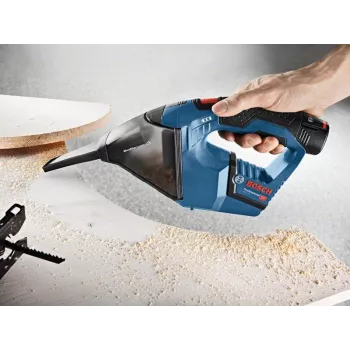 Bosch GAS 12V Professional rankinis dulkių siurblys juoda, mėlyna, raudona be maišelio
