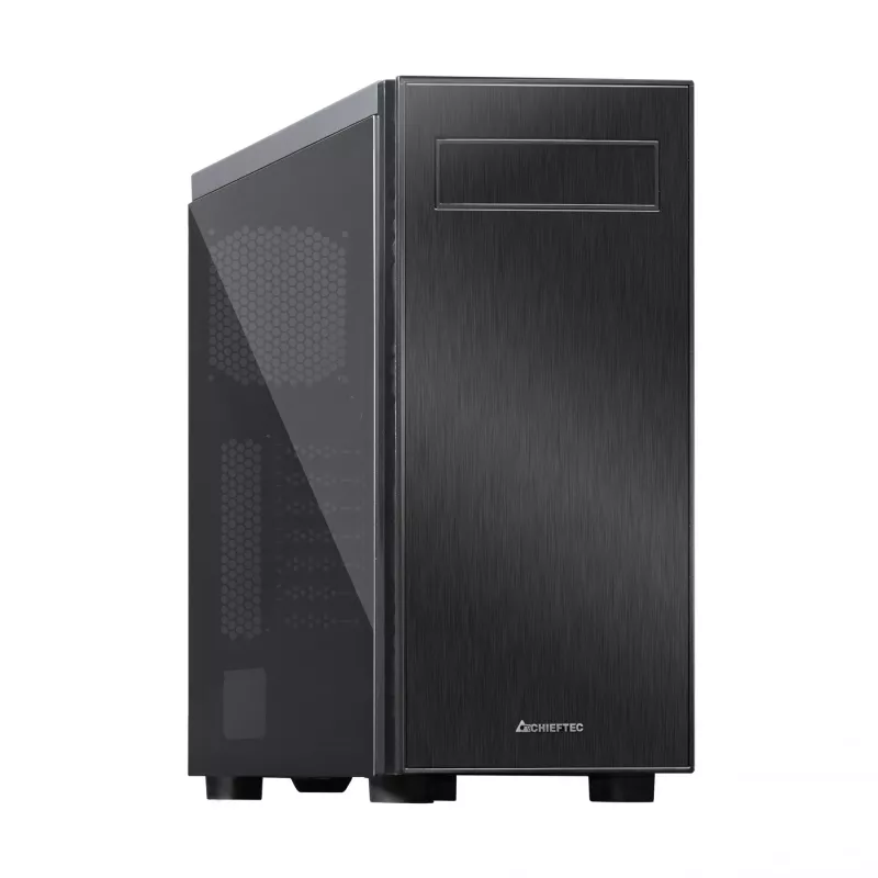 Chieftec AL-02B-TG-OP kompiuterio korpusas Tower Juoda