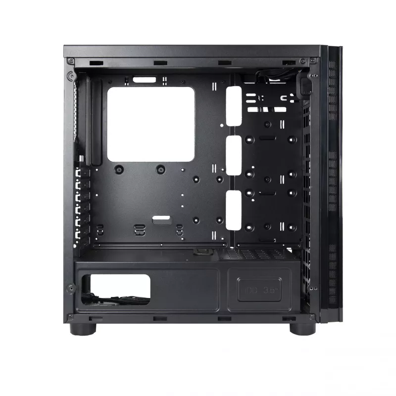Chieftec AL-02B-TG-OP kompiuterio korpusas Tower Juoda