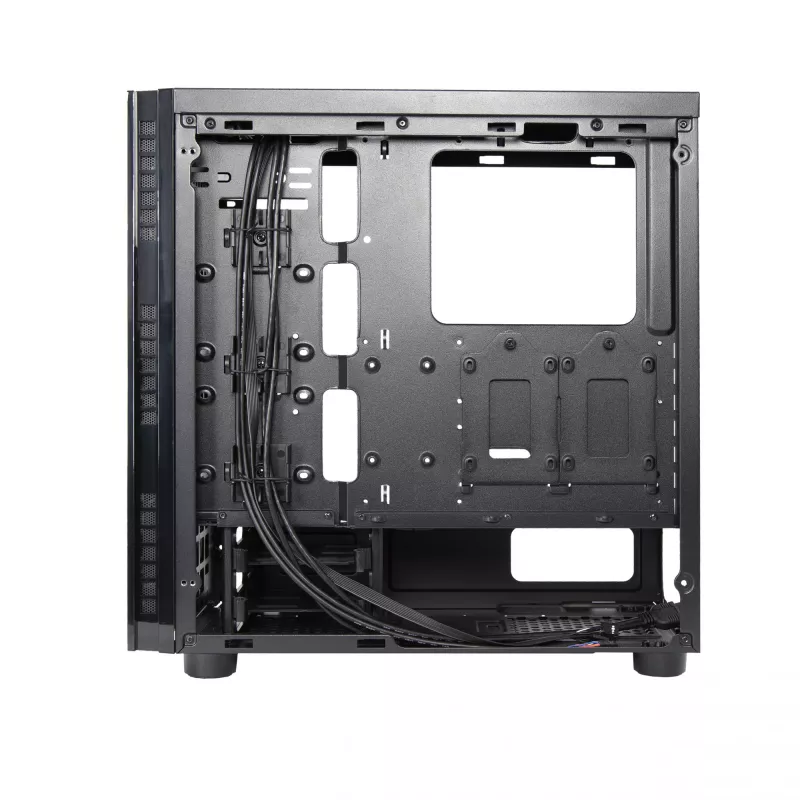 Chieftec AL-02B-TG-OP kompiuterio korpusas Tower Juoda