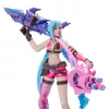 League of Legends, Dviejų miestų rinkinys su išskirtinėmis Jinx, Heimerdinger, Vi, Caitlyn ir Ekko, 10 cm kolekcionuojamos figūrėlės, priedai, nuo 12 metų