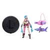 League of Legends, Dviejų miestų rinkinys su išskirtinėmis Jinx, Heimerdinger, Vi, Caitlyn ir Ekko, 10 cm kolekcionuojamos figūrėlės, priedai, nuo 12 metų