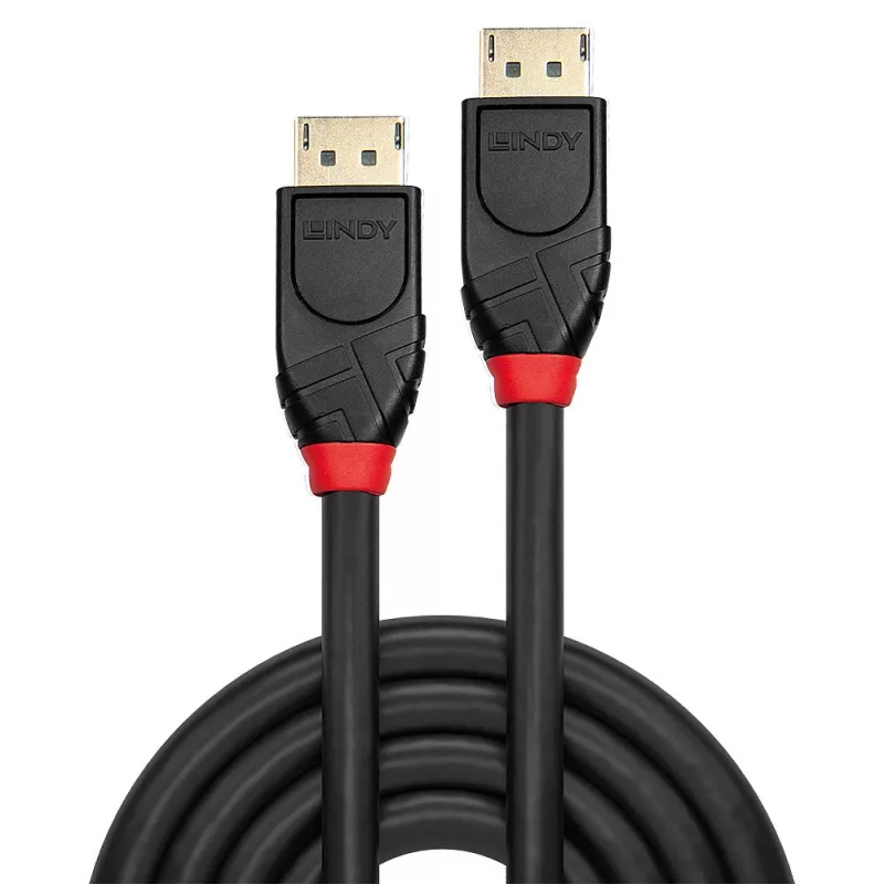 Lindy 15 m aktyvus DisplayPort 1.2 kabelis, 15 m, DisplayPort, DisplayPort, kištukas, kištukas, 3840 x 2160 pikselių