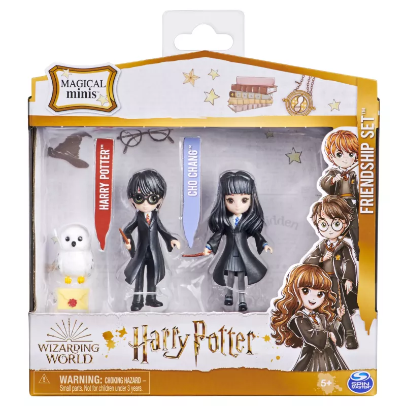 Wizarding World, Magical Minis Hario Poterio ir Cho Chang draugystės rinkinys su būtybe, vaikiški žaislai nuo 5 metų