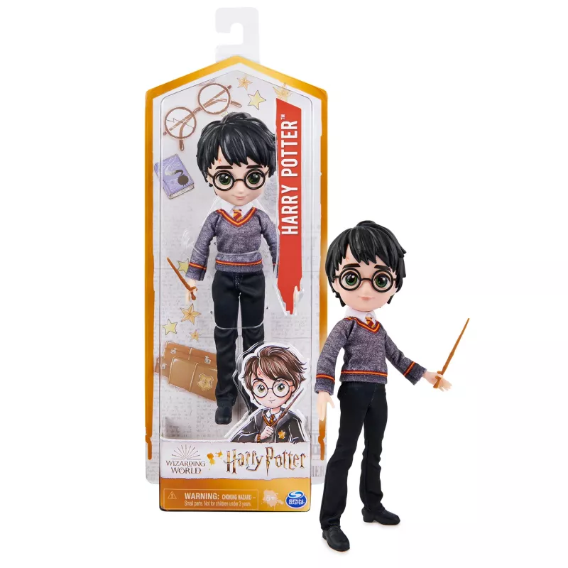 Wizarding World Haris Poteris, 8 colių Hario Poterio lėlė, vaikiški žaislai nuo 5 metų
