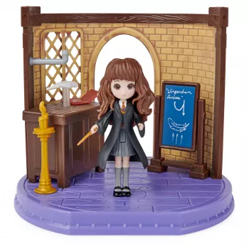 Wizarding World Harry Potter, Magical Minis Kerų klasė su išskirtine Hermione Granger figūrėle ir priedais, vaikų žaislai nuo 5 metų